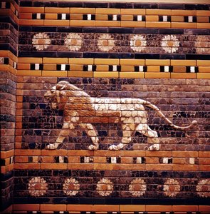 Relief en brique d