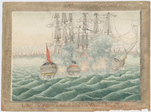 Le brig Mercury combattant deux navires turcs le 14 mai 1829, 1829 - Unbekannt