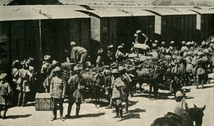 Soldats britanniques et indiens à Bombay, Inde, Première Guerre mondiale, 1914, vers 1920