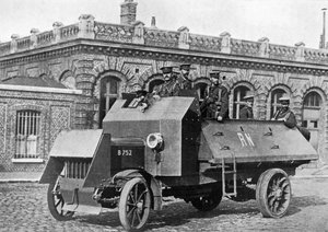 Véhicule blindé britannique, Première Guerre mondiale, 1914-1918, vers 1920 - Unbekannt