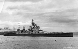 Cuirassé britannique HMS King George V, Sydney, Australie, 1945 - Unbekannt