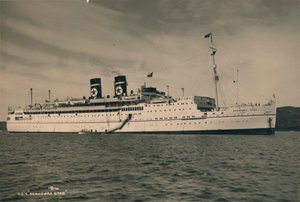 Paquebot britannique SS Arandora Star de la Blue Star Line, 1936 - Unbekannt