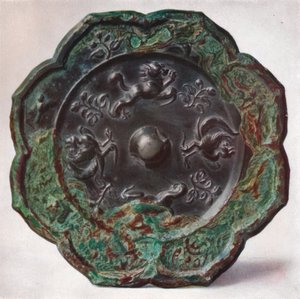 Miroir en bronze : Dynastie Tang, 618-907