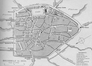 Bruxelles en 1830 - Plan, 1902 - Unbekannt
