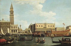 Bucintoro à la Mole à Venise le jour de la Résurrection