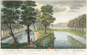 Buckingham Palace dans St James Park, Londres, 1750 - Unbekannt