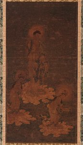Descente accueillante de Bouddha Amida, période Kamakura, 14e siècle - Unbekannt