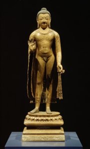 Bouddha Sakyamuni / Sculpture, 7e s. - Unbekannt