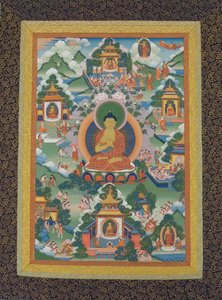 Bouddha Assis sur un Piédestal de Lotus, 19ème siècle - Unbekannt