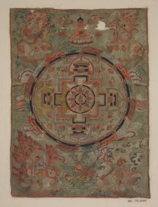 Bouddha entouré de bodhisattvas, 19ème siècle - Unbekannt