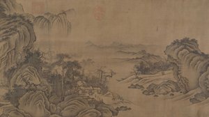 Temples Bouddhistes au milieu des Montagnes d