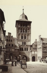 Porte de la ville de Lübeck. Vers 1900 - Unbekannt