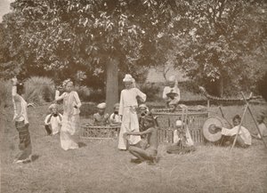 Musiciens birmans et danseurs Pwe, 1900 - Unbekannt