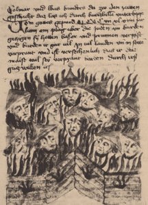 Brûlage et massacre des Juifs à Prague - Unbekannt