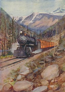 Train du C.P.R. dans les Rocheuses, 1924