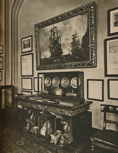 Cabinet des reliques de Nelson dans la salle du comité de Lloyds, vers 1935 - Unbekannt