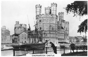 Château de Caernarfon, Caernarfon au nord du Pays de Galles, 1936 - Unbekannt