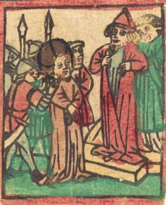 Caïphe déchirant ses vêtements, probablement 1449 - Unbekannt