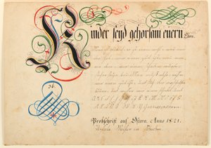 Calligraphie - Unbekannt