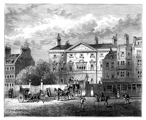 Cambridge House, Piccadilly, Londres, 1854, vers 1888