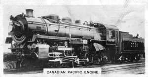 Locomotive de passagers du Canadian Pacific, Canada, vers 1920 - Unbekannt