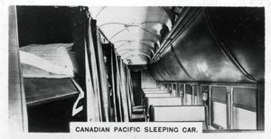 Wagon-lit Canadian Pacific, Canada, vers 1920