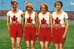 Équipe canadienne, relais 4 x 100 mètres femmes - Unbekannt