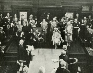 Canberra, Australie. Leurs Majestés ouvrant le Premier Parlement Fédéral, 9 mai 1927, 1937 - Unbekannt