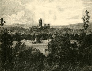 Cathédrale de Canterbury, vue du nord-est, 1890 - Unbekannt