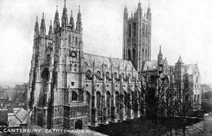 Cathédrale de Canterbury, Canterbury, Kent, début du 20e siècle - Unbekannt