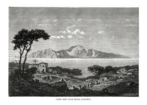 Capri vu de Massa Lubrense, Italie, 1879 - Unbekannt
