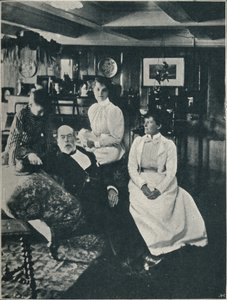 Le capitaine Bourchier, sa fille et sa petite-fille, vers 1900-1910 - Unbekannt