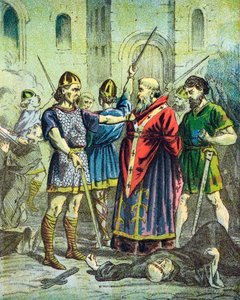 Capture de Saint Alphege, archevêque de Canterbury, 1012, milieu du XIXe siècle - Unbekannt