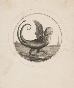 Caricature montrant Marie-Antoinette en dragon - Unbekannt