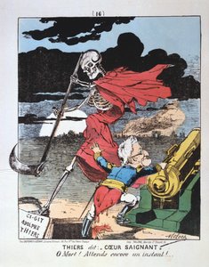 Caricature contre Adolphe Thiers, 1871 - Unbekannt