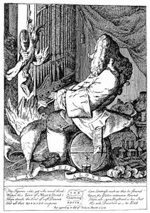 Caricature de George Frideric Handel 1685-1759, 1754 - Unbekannt