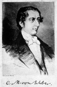 Carl Maria von Weber 1786-1826, compositeur allemand, 20e siècle - Unbekannt