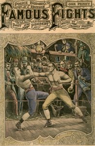 Carney lui a frappé la mâchoire droite de toutes ses forces, années 1880, fin du 19e ou début du 20e siècle - Unbekannt