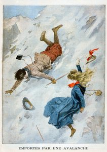 Emporté par une avalanche