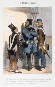 Caricature relative à la Commune de Paris, 1870s