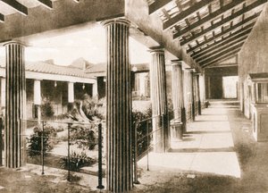 Casa degli Amorini Dorati, Pompéi, Italie, vers 1900