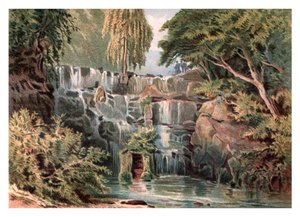 Cascade à Virginia Water, 1880