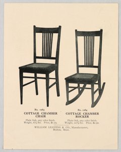 Illustration de catalogue, Conceptions pour chaises, 1904-1905 - Unbekannt