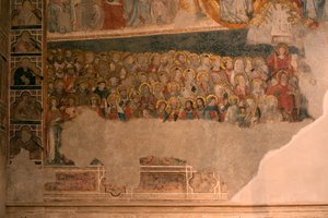 Cathédrale (Catedral de Santa María). Le cloître. La chapelle (San Blas). Peintures murales. - Unbekannt