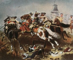 Engagement de cavalerie à Rossbach, 5 novembre 1757, 1936 - Unbekannt