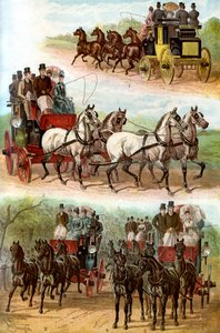 Équipes célèbres dans le parc, 1887 - Unbekannt