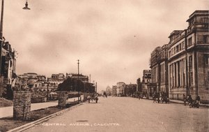 Avenue centrale, Calcutta, c1900 - Unbekannt