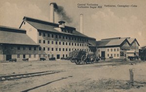 Moulin à sucre Central Vertientes, Camaguey, Cuba, vers 1910 - Unbekannt