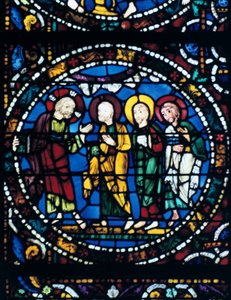 Centre du Thabor, vitrail, cathédrale de Chartres, France, 1194-1260 - Unbekannt