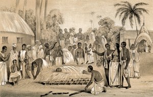 Cérémonie de crémation d